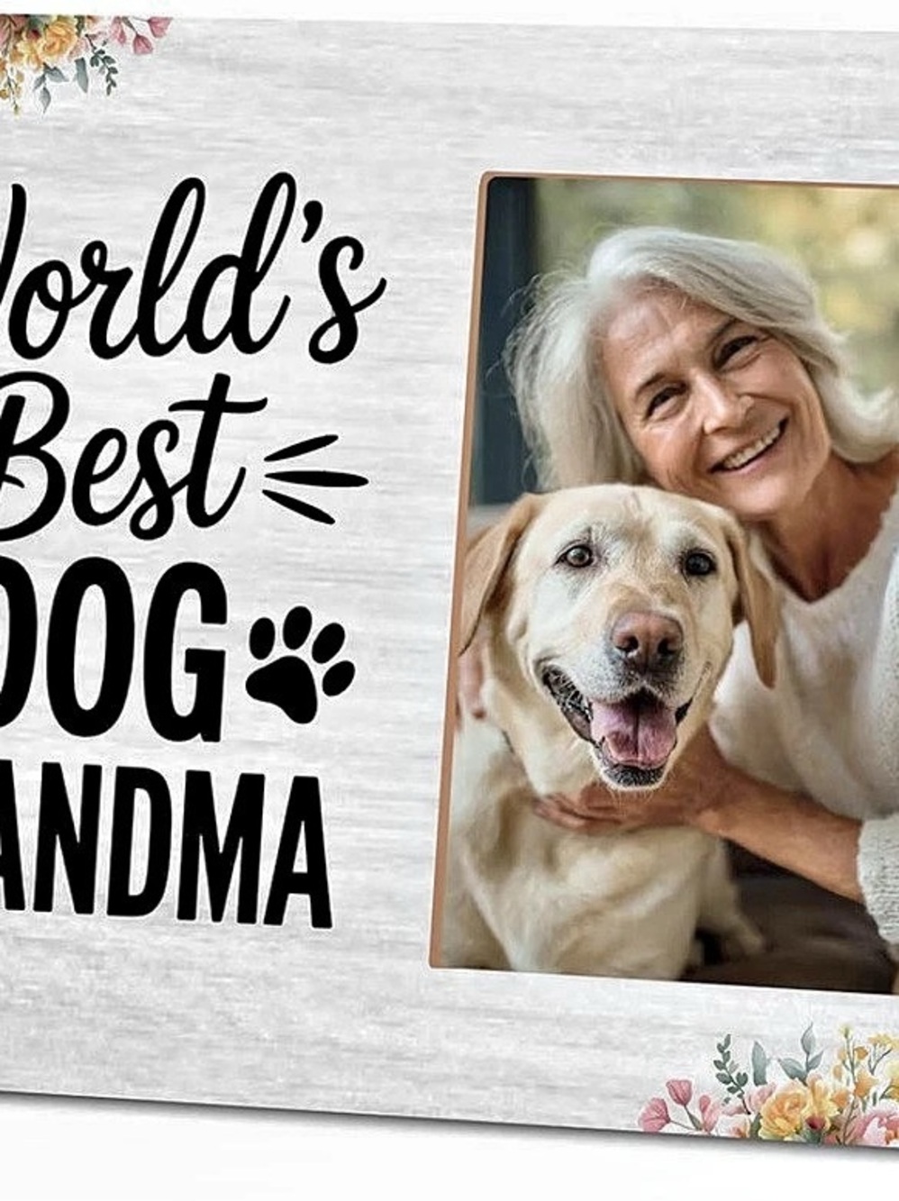 World's Best Dog Grandma Photo Frame